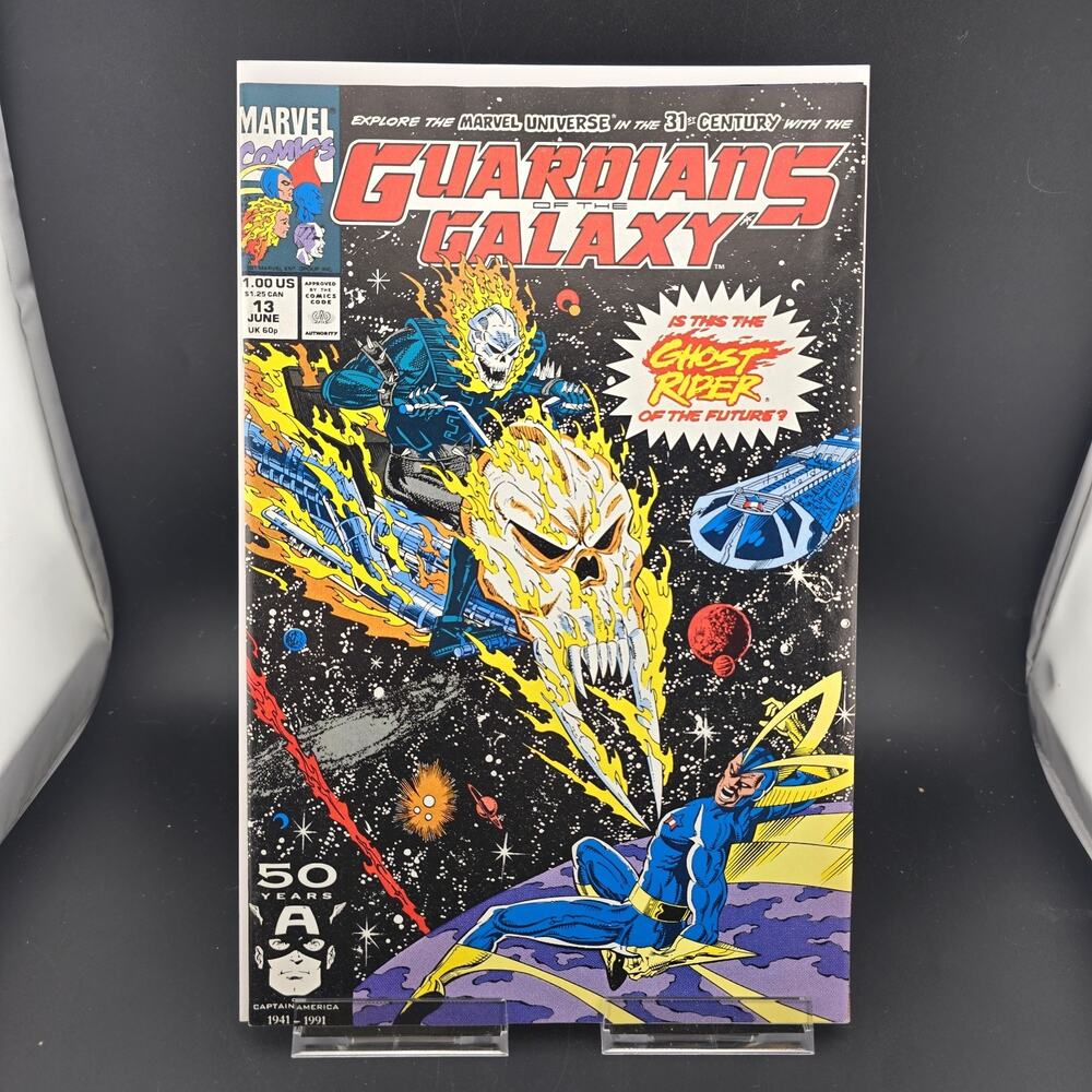 Guardians of the Galaxy 13 (1991) VF/NM 1st Spirit of Vengeance Ghost Rider Marv